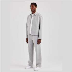 Los mejores chándales de alta calidad para hombre, pantalones de chándal de pierna recta de talla grande con cremallera y Sudadera con capucha, conjunto de 2 piezas, chándal para hombre - Product Image 2