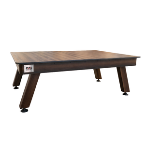Table de jeu multifonction 3-en-1 Stag iconic avec plateau de billard et de tennis de table, finition bois foncé - Product Image 6