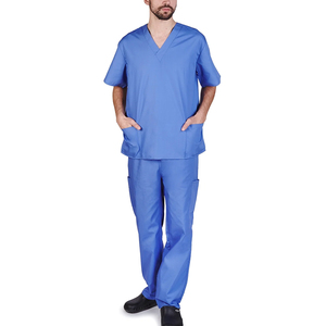 Cómodo juego de ropa médica con tela suave y ajuste ajustable para profesionales de la salud en todos los entornos de trabajo - Product Image 6