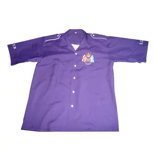 Camisas de vestir de lino para hombre, camisas de manga larga de talla grande con botones, color morado y negro, informales, lisas, de negocios, inteligentes, OEM, gran oferta, 2021