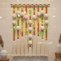 <strong>Best</strong> <strong>Selling</strong> Product Neutral <strong>Decor</strong> Cotton Thread Knot <strong>Bedroom</strong> <strong>Wall</strong> Panel Tapestry Customized Accept Background <strong>Decor</strong> EH2601001