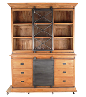 Commode de Salon Moderne de Luxe en Bois Massif, 5+ Tiroirs/Étagères, Pliable et Convertible, Style Ferme, Vente en Gros, Haute Qualité