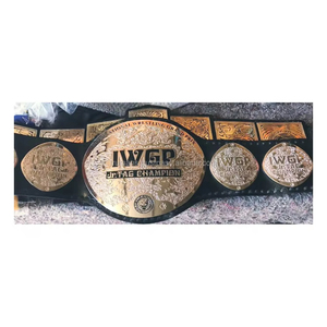 Ceinture en cuir doré de haute qualité, ceinture de championnat de boxe personnalisée, ceinture de championnat de la WWE, ceinture de championnat de poids lourd, ceinture Ronpex - Product Image 5