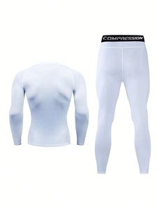 ชุดโยคะสำหรับผู้ชายชุดเสื้อผ้าลำลองป้องกันริ้วรอยระบายอากาศได้ดีวัสดุทนทานซักง่าย - Product Image 2