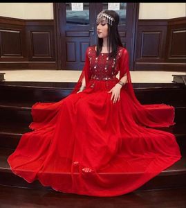 Handmade Kuchi Afghan Women's <b>Long</b> <b>Sleeve</b> <b>Dress</b> with Colorful Threadwork Embroidery and Fine Stitch Work Chiffon Fabric - Product Image 2