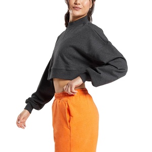 Respirant de haute qualité femmes haut court sweats à capuche meilleur prix et bon matériel femmes haut court sweats à capuche 2026 - Product Image 2