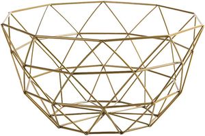 Hot Vantage Modern Fancy Luxury Premium Metal Round Shape Fruit Bowl Design élégant en maille pour la décoration de la maison et l'utilisation de la cuisine - Product Image 4