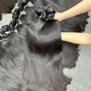 ผมตรงธรรมชาติเป็นเส้นผมแท้100% ผมคนจากเวียดนามผมดิบหนึ่งผู้บริจาค - Product Image 3