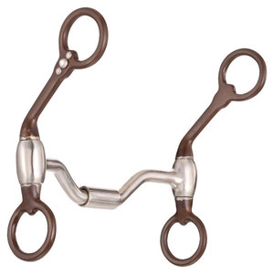 Mèche d'équitation professionnelle Kelly Silver Star Mèche Western durable en acier inoxydable avec embout de contrôle de précision - Product Image 3