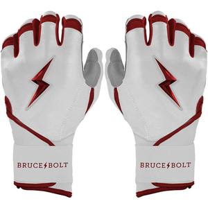 Guantes de béisbol de piel de oveja de cuero personalizados de alta calidad Guantes de bateo profesionales OEM con alto agarre Venta caliente - Product Image 1