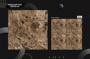 Carreaux de céramique d'intérieur émaillés Premium 400x400 Design de style asiatique Salon Hôtel Ferme Maison Antibactérien Résistant à l'usure Blanc - Product Image 2