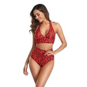 Maillot de bain avec étiquette personnalisée, taille haute, Bikini privé pour femmes, vêtements de plage, tendance, 2022 - Product Image 2