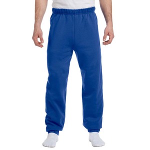 Pantalones Deportivos Casuales de Invierno para Hombre, Marca Nisar Sons Industry, Talla Mediana, 100% Algodón, con Cordón Ajustable, Color Azul - Product Image 1