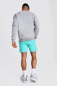 ชุดวอร์มใส่วิ่งในยิมวินเทจของผู้ชายชุดออกกำลังกายผ้าฝ้ายระบายอากาศเข้ารูปเสื้อยืดธรรมดาโลโก้แบบกำหนดเองฤดูร้อน - Product Image 2