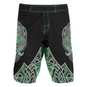 Mma Shorts Muay Thai Boxe Pantalon confortable Taekwondo Combat Jiu-jitsu Imprimé Short de boxe Casual Sports Fitness Shorts - Product Image 1