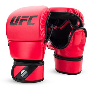 Guantes profesionales UFC MMA Guantes de tirador de cuero duraderos con logotipo personalizado para entrenamiento unisex - Product Image 2