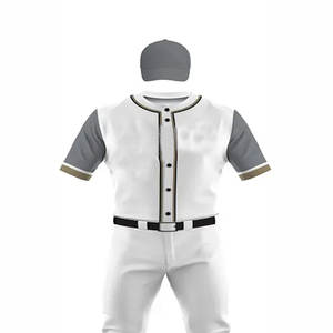 Camisetas de béisbol y camisetas de equipo OEM lisas al por mayor más vendidas, conjunto de uniforme de béisbol de diseño 2025, traje de béisbol sublimado - Product Image 5