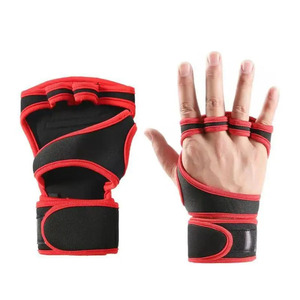 2024 Coexistence OEM Suede Hook & Loop Waterproof Unisex Fitness Gloves for Exercise Bodybuilding Workout Training Gym - Product Image 2