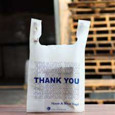 ถุงผ้า HDPE สำหรับช้อปปิ้งร้านขายของชำถุงพลาสติกถุงพลาสติก - Product Image 5