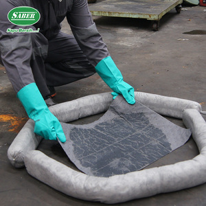 Kit Universal de Absorción de Derrames de 45L, Caja Transparente, Kit Absorbente de Aceite y Químicos, Kit de Respuesta a Derrames de Emergencia para Uso Industrial en Almacenes y Fábricas - Product Image 4