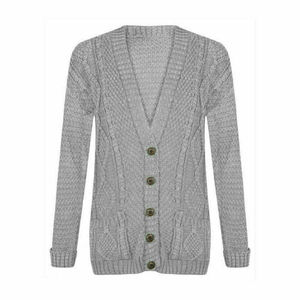 Venta al por mayor por encargo de invierno puro cárdigan de las mujeres suéteres de moda últimos cárdigans suéter tops para las mujeres suéter de punto - Product Image 3