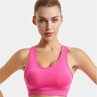 Soutiens-gorge de sport unisexes de haute qualité, respirants, antibactériens, écologiques, grandes tailles, en maille Spandex/Nylon, bretelles réglables