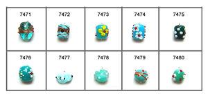 Luxury Handmade Unique Product Dotted Decoration Glass <b>Beads</b> for Jewelry Making Gorgeous Dotted Glass <b>Beads</b> for <b>Bracelet</b> Making - Product Image 3