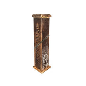 Bâton d'encens en bois gravé bouddha Offre Spéciale et tour de support de brûleur de cône pour la méditation Yoga aromathérapie - Product Image 4