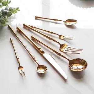 ชุดช้อนกาแฟขนาดเล็กทำด้วยมือช้อนตักชาสุดสร้างสรรค์เค้กส้อมเค้กสแตนเลส - Product Image 3