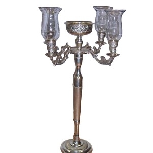 เชิงเทียนอลูมิเนียม 5 แขน ดีไซน์ใหม่ สำหรับตกแต่งงานแต่งงาน คุณภาพสูงสุด ทนทาน ใช้สำหรับวางเทียนวอทีฟ - Product Image 2