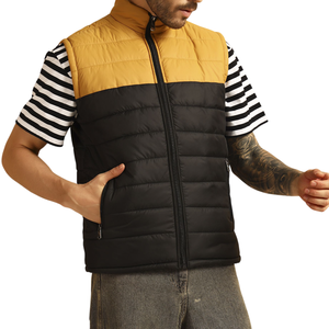 Chaleco acolchado transpirable para hombre, chaqueta sin mangas a prueba de viento personalizada, chaleco acolchado de doble color de gran aspecto urbano - Product Image 3