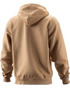 Sweatshirts à capuche zippés et pulls à capuche en coton de couleur unie pour hommes Streetwear décontracté avec poche kangourou pour l'automne et l'hiver - Product Image 2