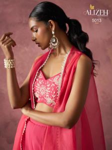 Traditional <b>Gold</b> Print Premium High Quality Hand Work Recycled Materials Kurti Elegant Polyester <b>Fabric</b> for Party Festive - Product Image 3