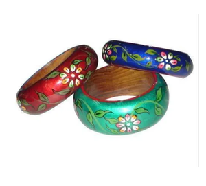 Bracelet en bois au design unique en bois et imprimé Couleur verte pour bracelet chaud Bracelet en bois élégant et incroyable au prix le plus bas - Product Image 6