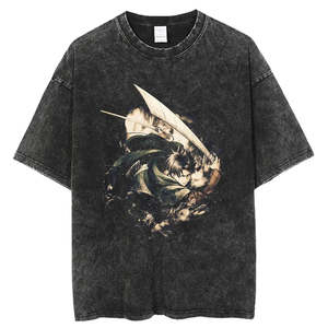 T-shirts pour hommes coupe classique 230 grammes, poids lourd, 100% coton, col rond uni, décontractés, manches courtes, respirants, séchage rapide, personnalisables - Product Image 6