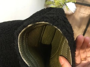 Branda buamadoir caorach เสื้อโค้ทขนสัตว์เทียมมีซิป dunadh uain TE olann Canvas geimthreadh - Product Image 5