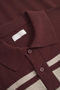 Pull à manches longues surdimensionné classique et intelligent pour hommes avec rayures blanches 100% coton doux avec logo personnalisé - Product Image 6