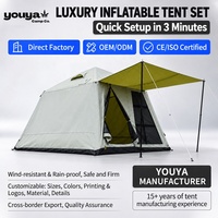 YOUYA Tente gonflable, tente de camping, tente en gros, tente à montage rapide, tente imperméable, tente en tissu Oxford, abri extérieur