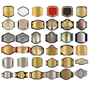 Réplique de ceinture de championnat de lutte poids lourd, plaques en alliage de zinc de 2 mm et 4 mm, ceinture de championnat en cuir de qualité supérieure - Product Image 4