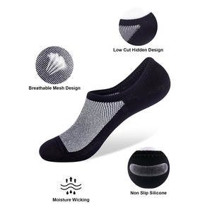 <b>Breathable</b> Cotton Ankle <b>Socks</b> For Daily Wear With Soft Stretchable Fit Unisex Ankle <b>Socks</b> With Cushioned Sole - Product Image 3