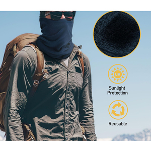 Masque de moto de ski extensible de cache-cou léger respirant pour les sports de plein air évacuation de l'humidité utilisation quotidienne tissu commun - Product Image 2