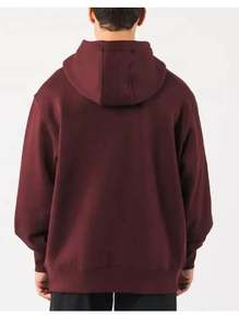 Sudadera con Capucha Extra Grande de Felpa de Algodón Grueso de Alta Calidad para Hombre, Unisex, con Cierre Completo y Logotipo Personalizado - Product Image 2