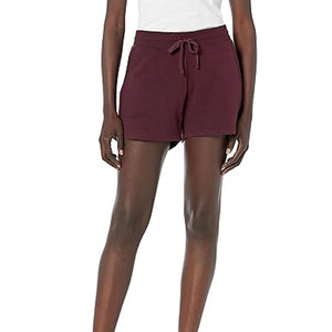 Shorts décontractés d'été pour femmes en coton, avec cordon de serrage, taille haute élastique, pour le sport, la gym, la course, le yoga et la détente - Product Image 3