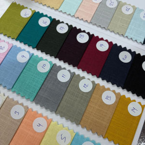 Tissu de chemise en lin teint Donald de haute qualité 60 LE, matière douce et respirante pour les vêtements de mode - Product Image 1