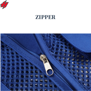 Chaleco publicitario Unisex 2026, chaleco voluntario con múltiples bolsillos, logotipo de impresión personalizado y chaleco sin mangas para hombre - Product Image 3