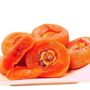 Sweet Delicious Healthy Food Dried Fruit Fresh And Dried Persimmon