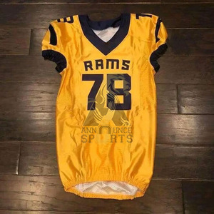 Uniformes de Fútbol Americano Personalizados con Nombre de Equipo, Ropa Deportiva para Adultos, 100% Poliéster, Impresión Digital, Unisex, Tallas Grandes, 1 Conjunto Personalizado - Product Image 2