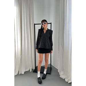 Chemise noire à pois - Noir - Product Image 2
