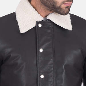 Winter Vintage Reversible Genuine Leather Zippered <b>Jacket</b>-XS to XL - Product Image 5
