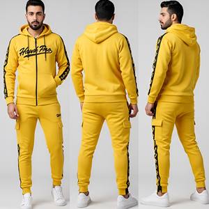 Chándal personalizado de algodón pesado 100% para hombre, diseño único, sólido, peso ajustable, máxima comodidad con capucha para interiores y exteriores - Product Image 6